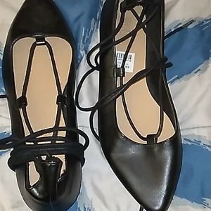 Womans Brash tie up sandal. Flat. Worn 4 times.